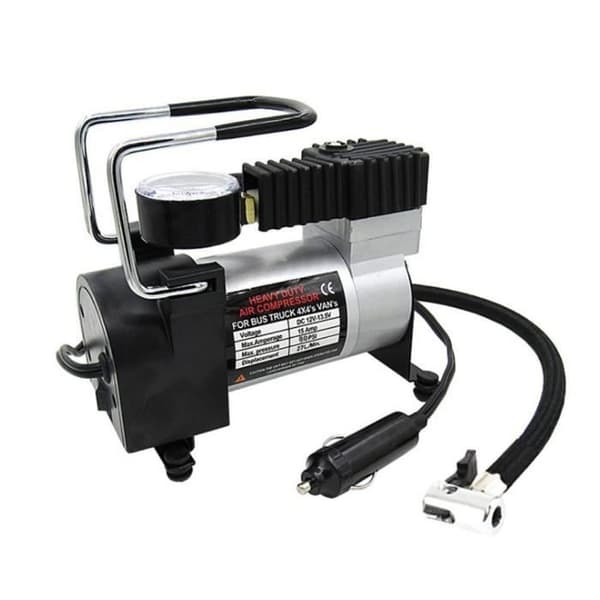 Bærbar luftpumpe til bildæk, stort display, mini-pumpe, elektrisk kompressor, 12V