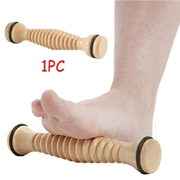 Massagerulle - Ej specificerad - 22x4x4cm - Trä - Brun - Anticelluliter