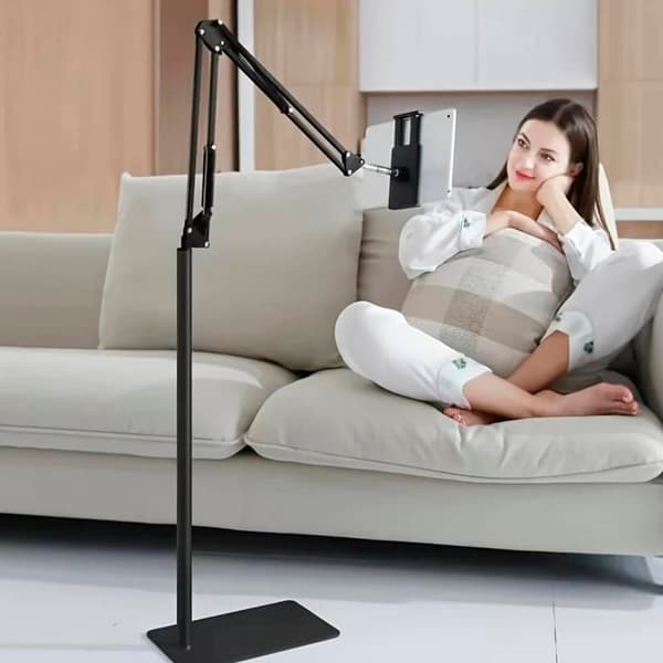 Floor Stand for Tablet and Smartphone - Adjustable and Stable Solution