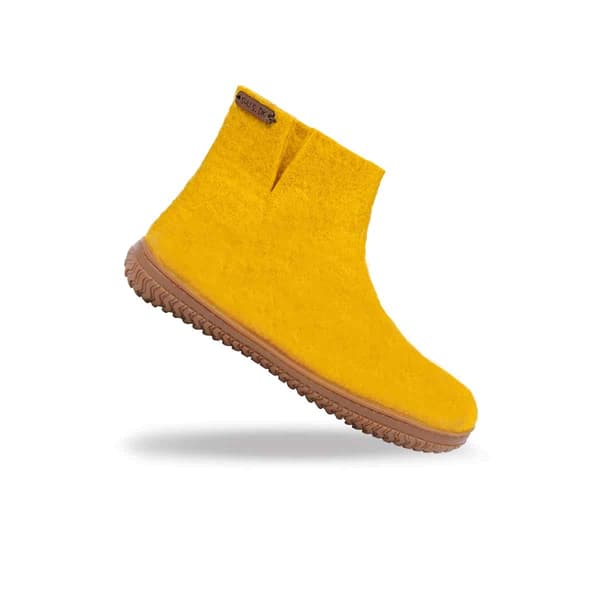 Wool Boots (100% Pure Wool) with Rubber Sole