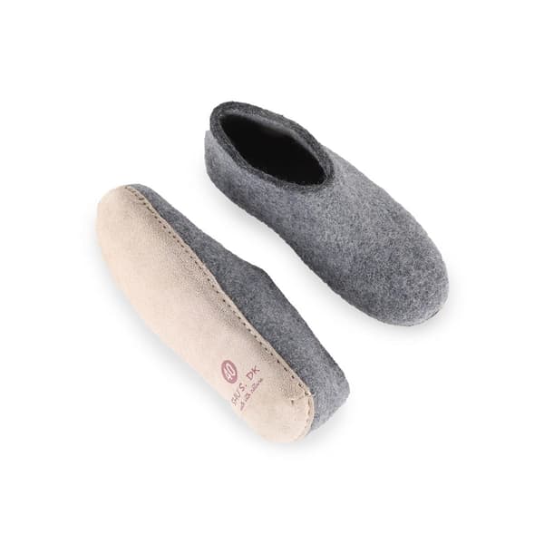 Wool Slippers (100% Pure Wool) with Suede Sole