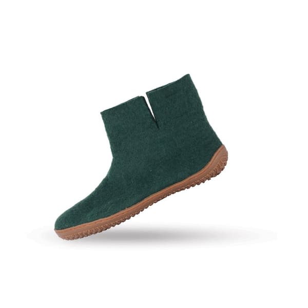 Wool Boots (100% Pure Wool) with Rubber Sole