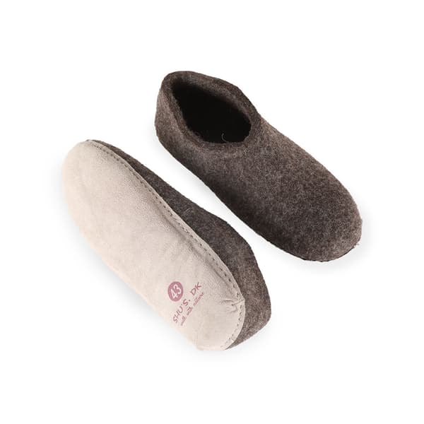 Wool Slippers (100% Pure Wool) with Suede Sole