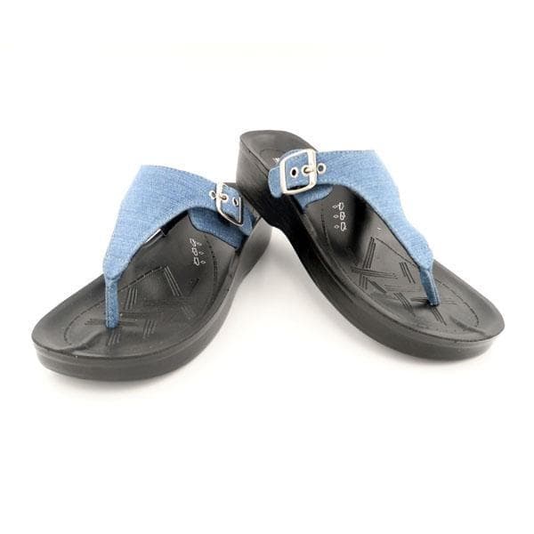 Sandaler Aerosoft model Light Blue Canvas m/tåsplit
