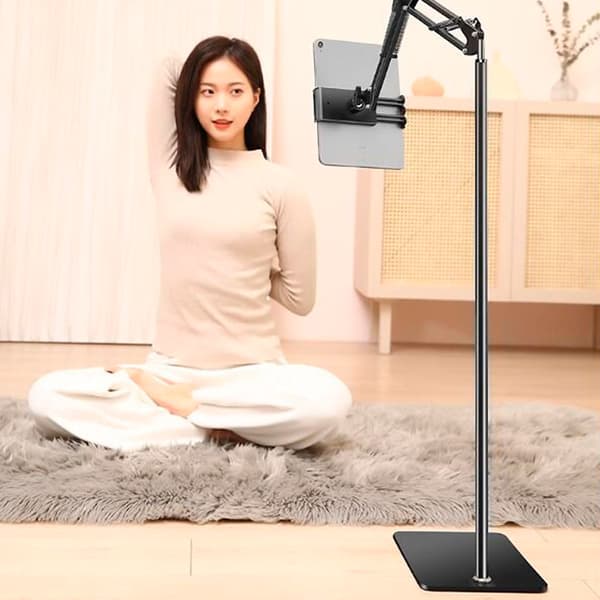 Floor Stand for Tablet and Smartphone - Adjustable and Stable Solution