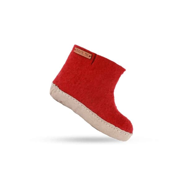 Wool Boots for Children (100% Pure Wool) with Suede Sole