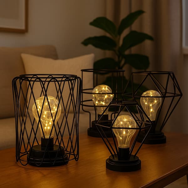 LED Dekorationslampe i Industrial Style