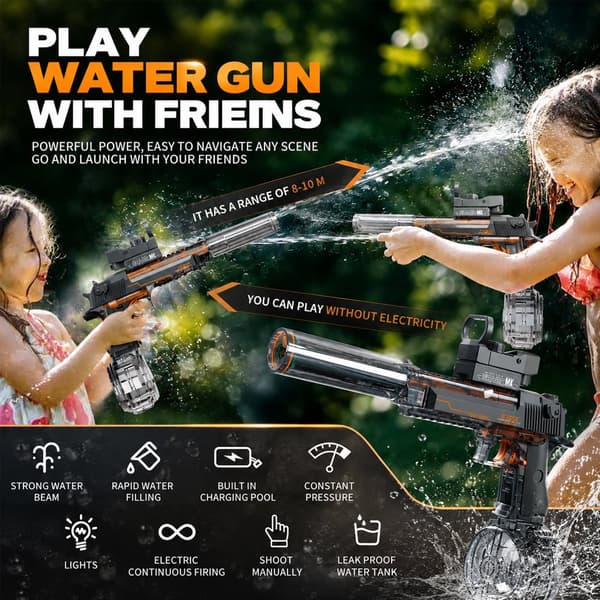 Water Gun - Electric with Cool LED Light