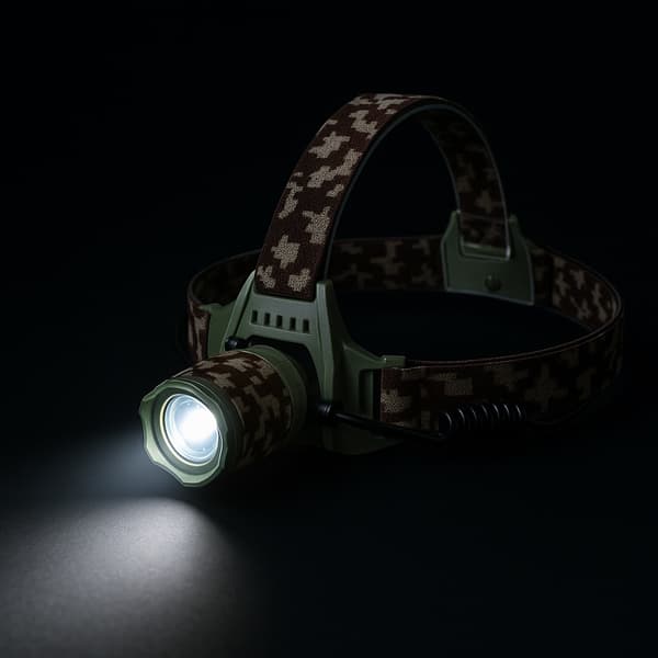 LED Bundle: Powerful Headlamp & Waterproof Taclight Flashlight