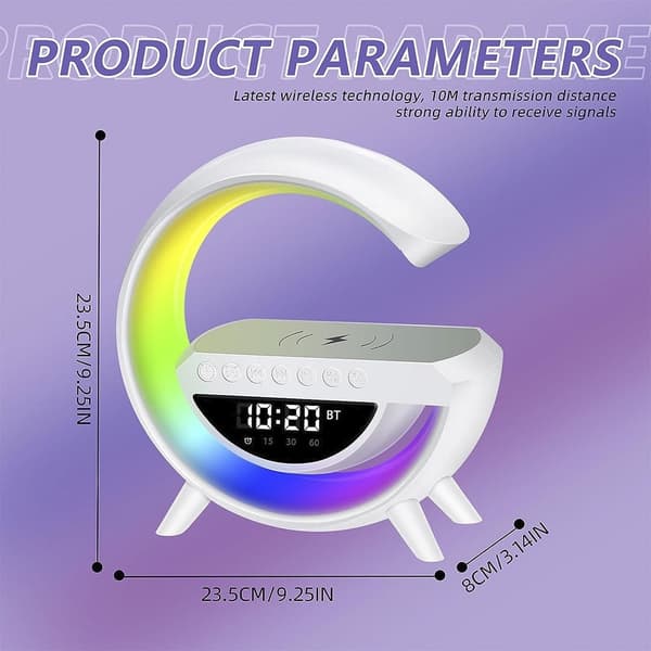 G-Light - Wireless RGB Lamp, Charger, and Bluetooth Speaker