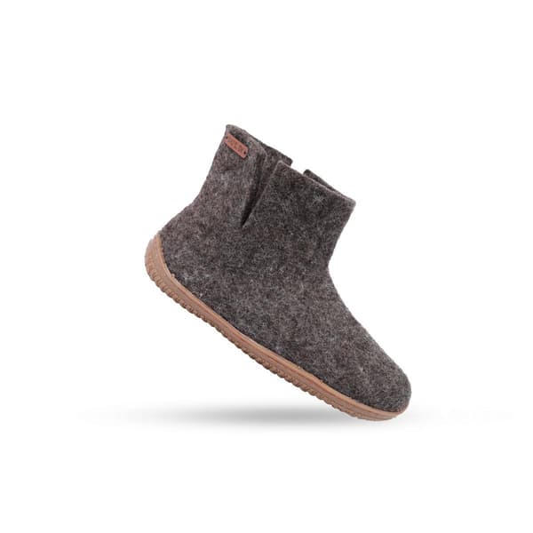 Ulltofflor (100% ren ull) med gummisula - Dansk design från SHUS