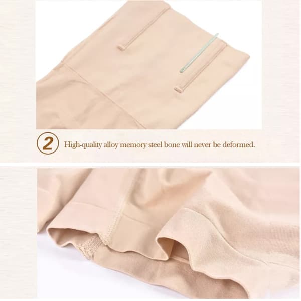 High-waisted Shapewear Shorts - Black or Beige