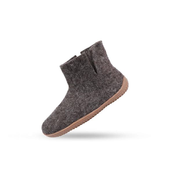 Wool Boots (100% Pure Wool) with Rubber Sole