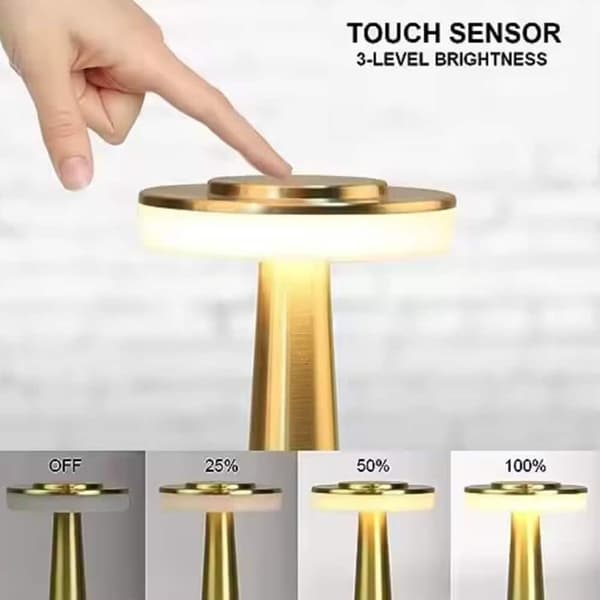 Touch LED-bordslampa med USB-laddning