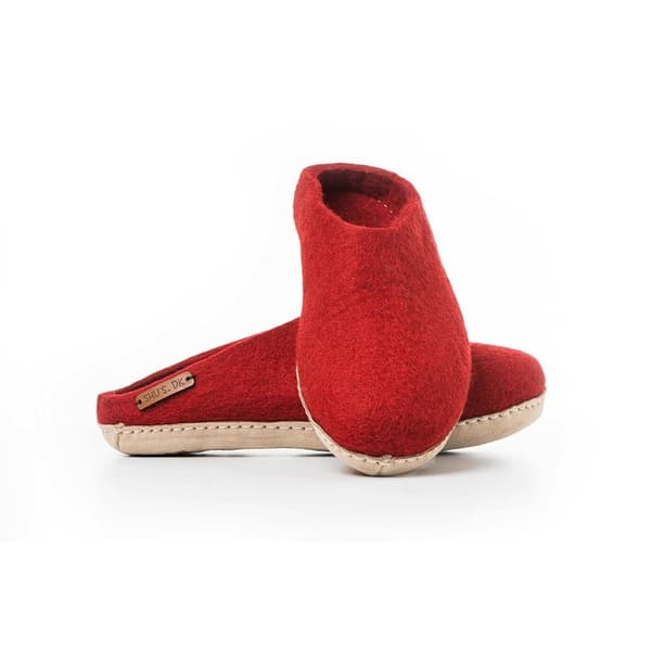 Wool Slippers (100% Pure Wool) with Suede Sole