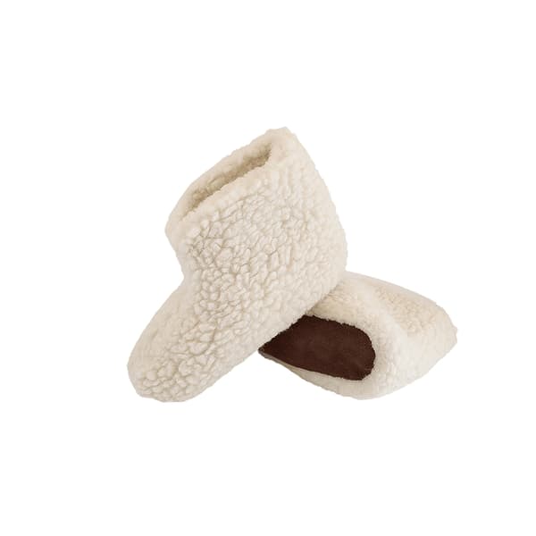 Fluffy Wool Boot (100% pure wool) – White Model