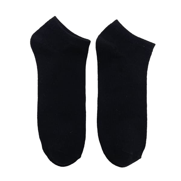 Bamboo Ankle Socks 10 Pairs (Black)
