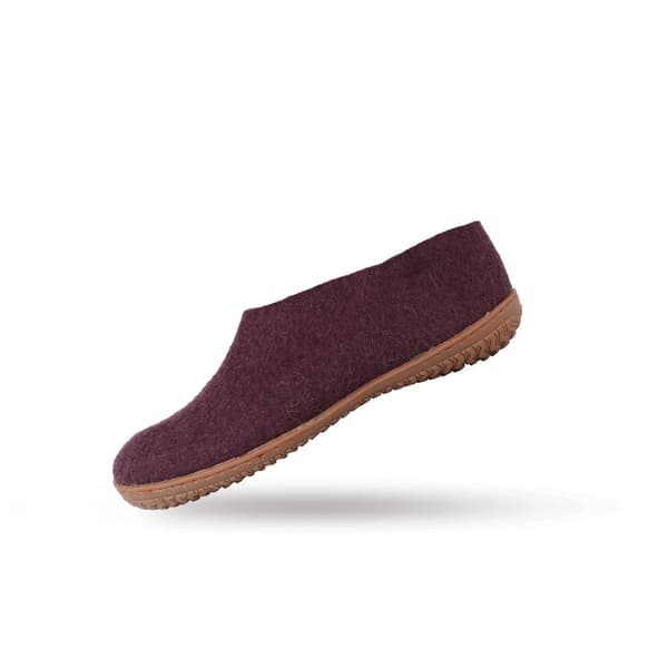 Wool Slippers (100% Pure Wool) with Rubber Sole