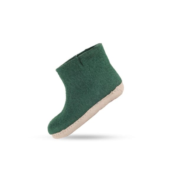 Wool Boots for Children (100% Pure Wool) with Suede Sole
