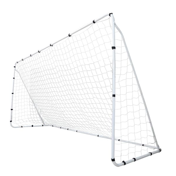 Fodboldmål med stålramme (215x150x76cm)