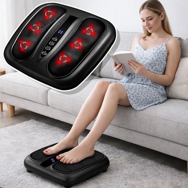 Luksus Fodmassage med roterende massage og varmeterapi