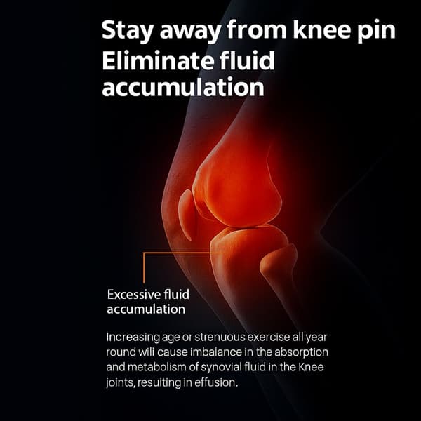 Knee massage + infrared relief -Digital screen-