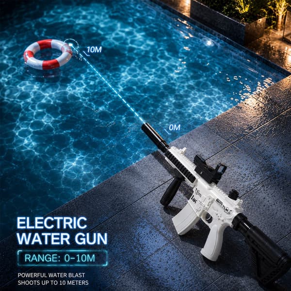 Electric Water Gun M146 – Blue Model with Scope