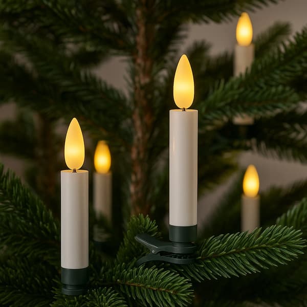 Wireless LED Christmas Tree Lights with Remote Control – 10, 20 or 30 pcs.