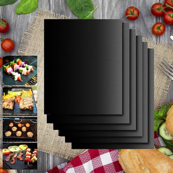 Grill/stegemåtte teflon nonstick (5 stk.)