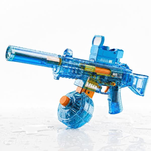 Electric Water Gun UMP 45 Spitfire Model Blue or Gray with LED Light