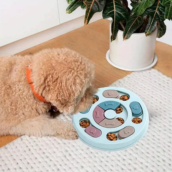 Interaktivt runt hundpussel