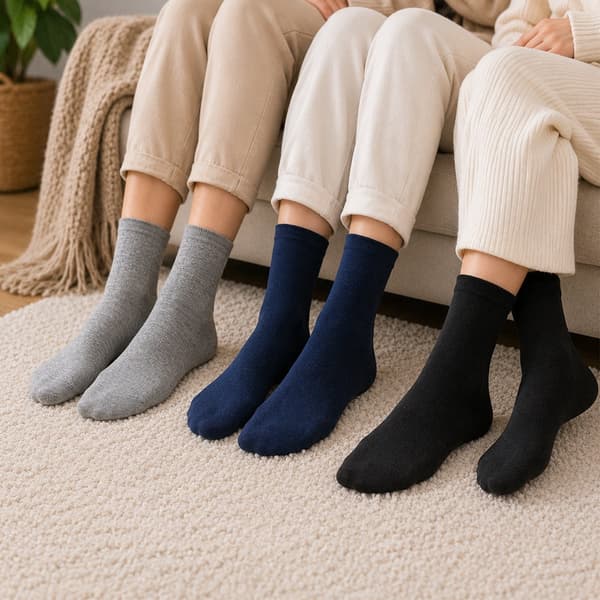 Comfortable Socks in 12-pack – Soft Everyday Socks in Size 40–46
