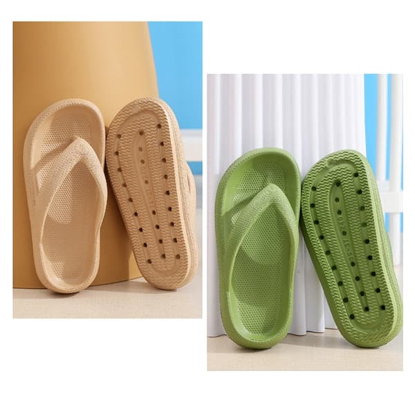 Toe-Split Slippers - Soft, Non-Slip and in Several Beautiful Colors (Known as Happy Flops)