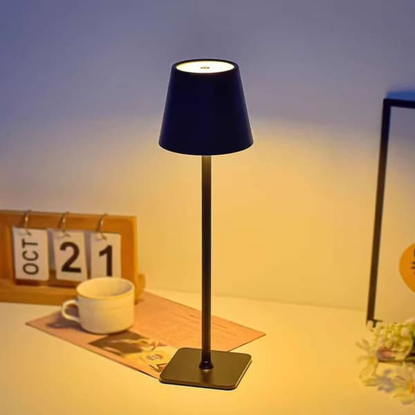 Bordlampe LED m/touch & genopladelig funktion
