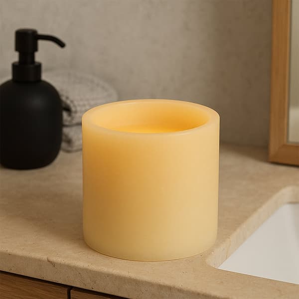 LED-blockljus med 3D-lågeffekt – Ø15 cm