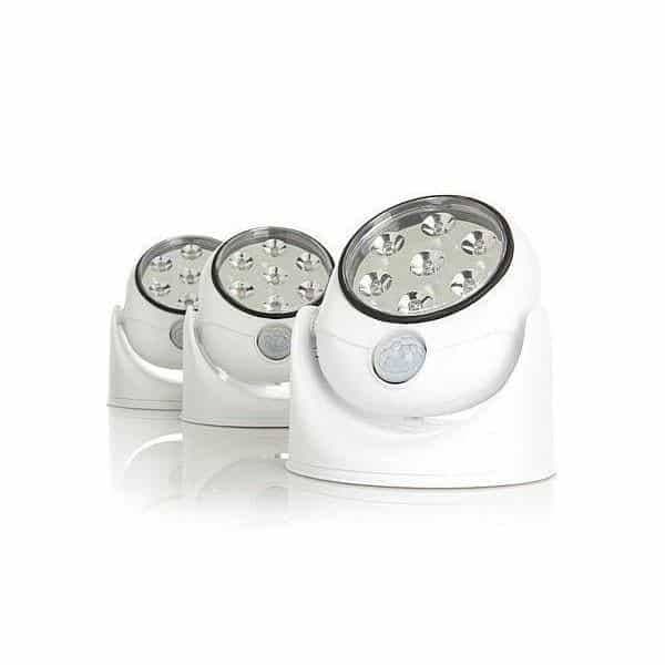 LED Sensorlampe m/bevægelsessensor og 360 graders vinkel