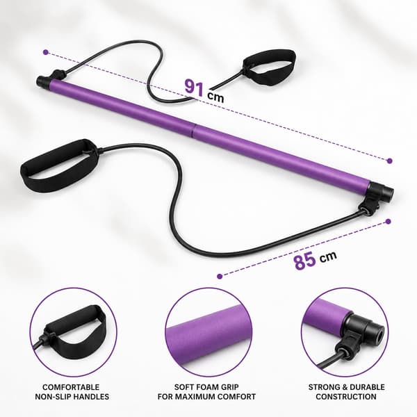Pilates Stick - Effective Full Body Workout with Resistance