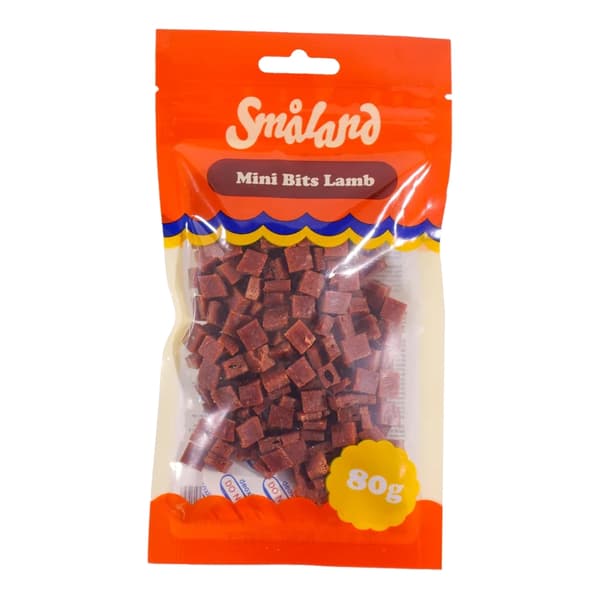 Småland Mini Bits Lamb 80g (hundegodbider af lam)
