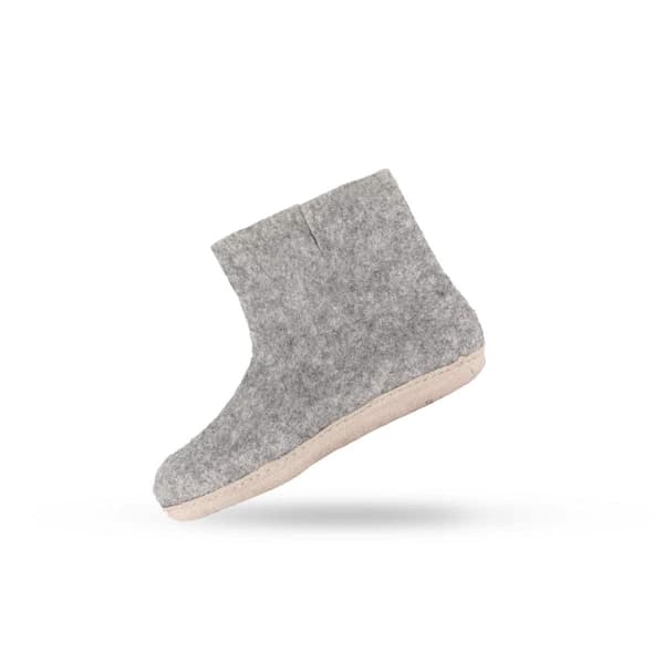 Wool Boots (100% Pure Wool) with Suede Sole