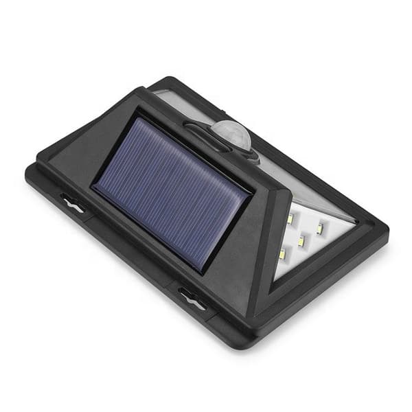 LED solcellevegglampe med sensor