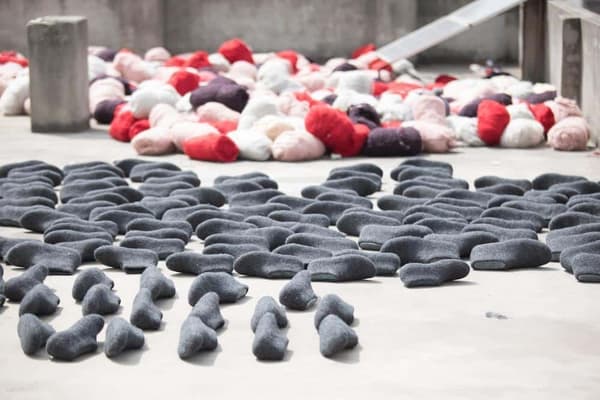 Wool Slippers (100% Pure Wool) with Rubber Sole