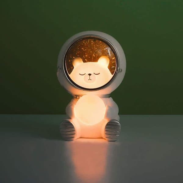 LED Astronaut Night Light with Animals