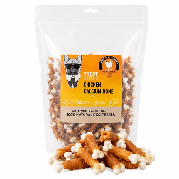 Treateaters Chicken Calcium Bone 1 kg – delicious calcium bones with chicken