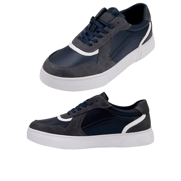 Sneakers for menn, marineblå og hvite