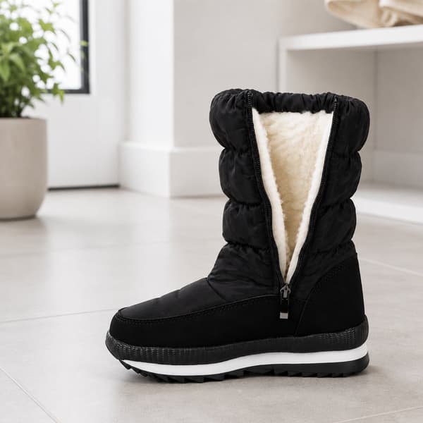 Comfortable and practical winter boots for children with zipper
