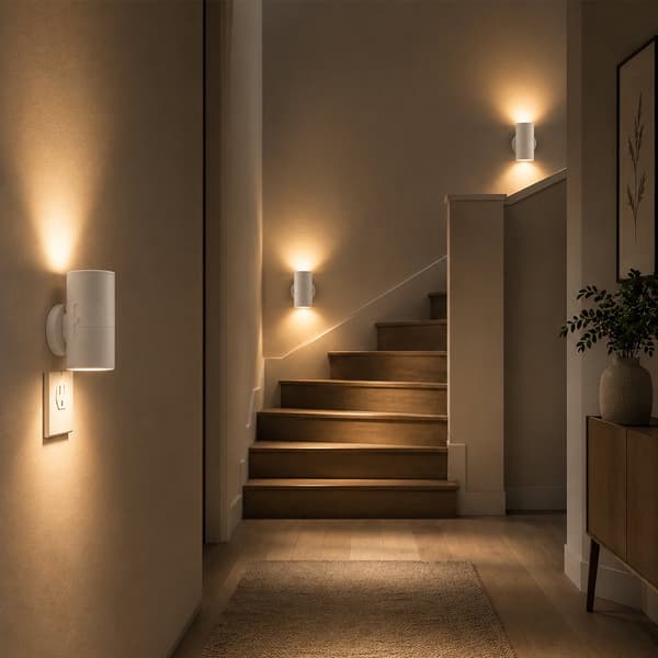 LED-nattlampe med sensor og justerbar lysstyrke