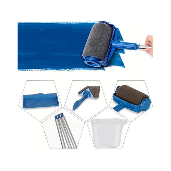 Refillable, anti-drip paint rollers