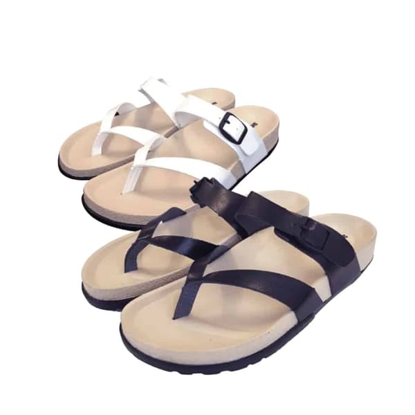 Aerosoft Soft Unisex Sandals - White or Black