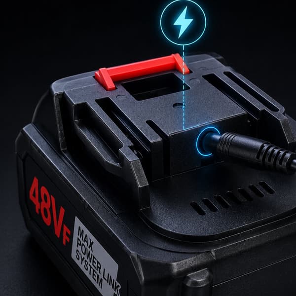 Battery for pressure washers, secateurs and leaf blowers
