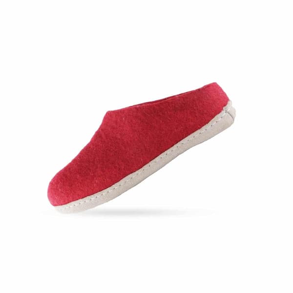 Wool Slippers (100% Pure Wool) with Suede Sole